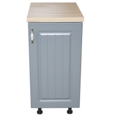 Corp inferior cu 1 Usa Zebra, Alb/MDF Gri, si blat Artar 40 x 85 x 60